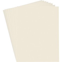 Pochette de 7 feuilles de plastique fou format 20 x 30 cm coloris blan