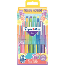 Pochette de 16 feutres Flair tropical