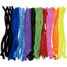 Sachet de 60 chenilles maxi, diamètre 20 mm et longueur 50 cm coloris
