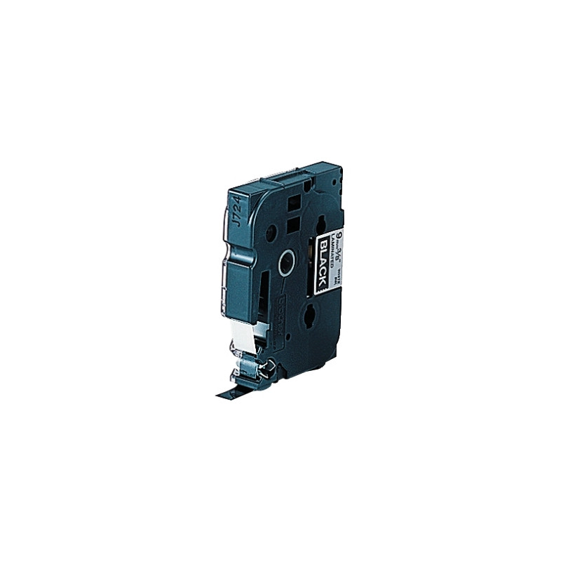 Recharge de ruban BROTHER TZE blanc et noir 9 mm