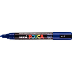 Marqueur Posca pointe moyenne ogive bleu foncé