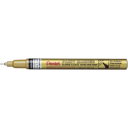 Marqueur peinture permanent extra fin or