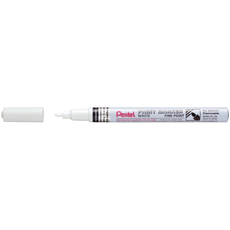 Marqueur peinture permanent pointe fine blanc