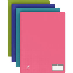 Carton de 10 protège-documents MEMPHIS 40 pochettes fixes 80 vues coul
