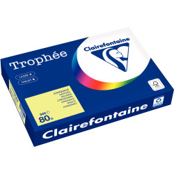 Ramette de 500 feuilles format A3 80g jonquille CLAIREFONTAINE