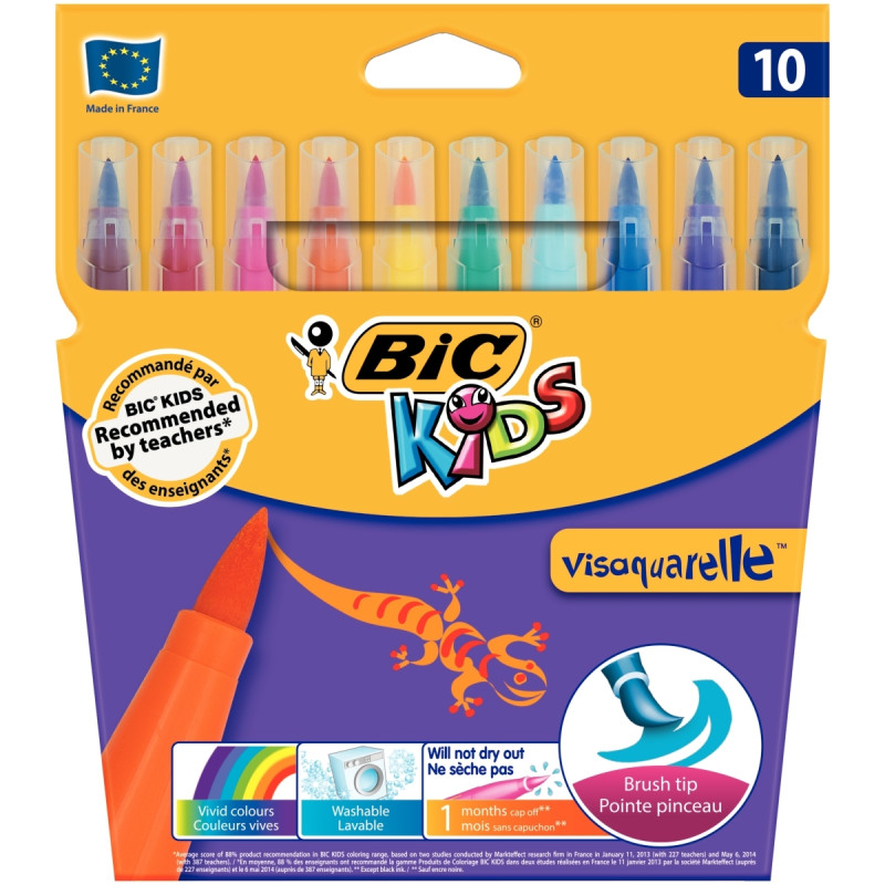 Pochette de 10 feutres Visaquarelle assortis
