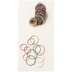 Sachet de 20g de bracelets en caoutchouc assortis