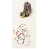 Sachet de 20g de bracelets en caoutchouc assortis