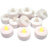 Lot de 12 bougies à LED