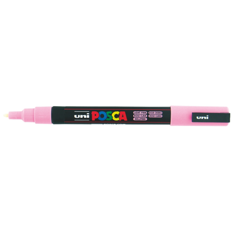 Pochette de 8 marqueurs Posca pointe fine ogive assortis