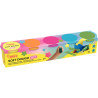 Set de 5 pots de 125 grammes de pâte à jouer blandiver couleurs Fluo a