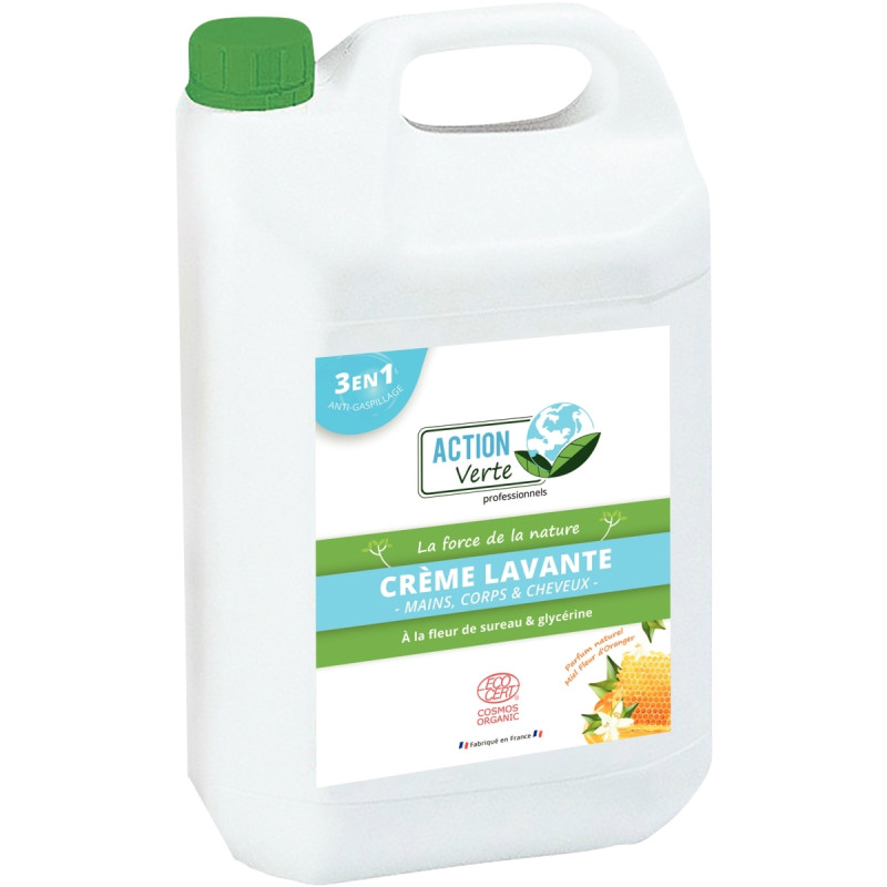 Bidon 5L crème lavante miel fleur d'oranger
