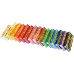 Boîte de 15 pains de 150 g de pâte à modeler Plastilina couleurs assor