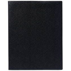Agenda semainier spirale 21x27cm noir