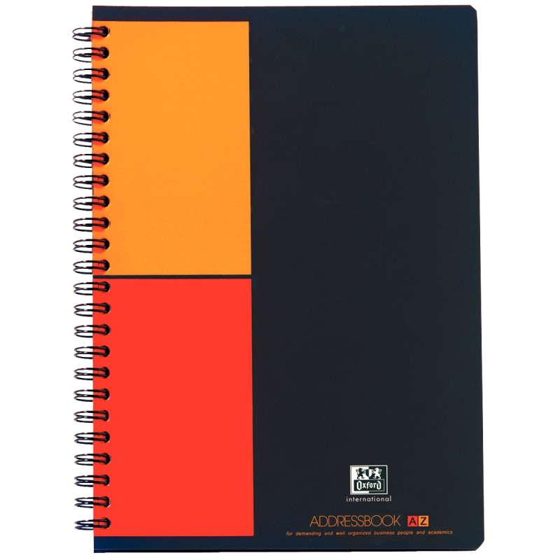 Répertoire à reliure intégrale ADDRESSBOOK format A5, 144 pages