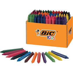 Classpack de 144 craies Plastidécor triangulaire assorties