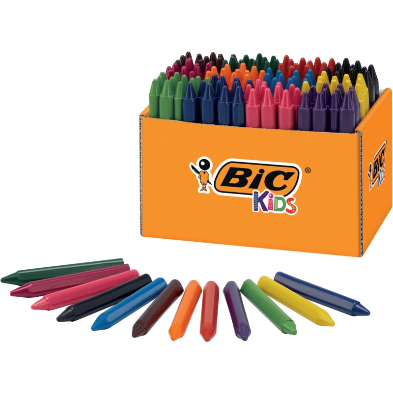 Classpack de 144 craies Plastidécor triangulaire assorties