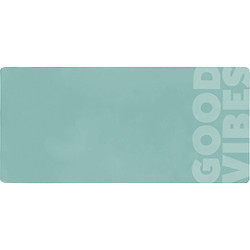 Sous-main 75x35 cm Good Vibes vert d'eau