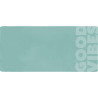 Sous-main 75x35 cm Good Vibes vert d'eau
