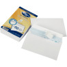 Paquet de 50 enveloppes blanches 90x140mm 110g pour cartes de visite