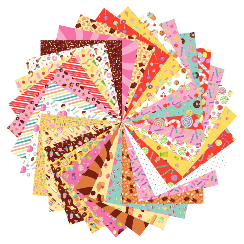 Pochette de 61 feuilles origami sweets 70grammes