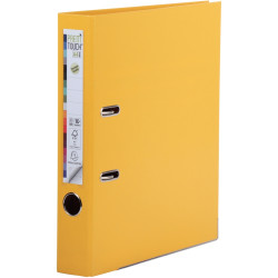 Classeur à levier PREM'TOUCH format A4+, dos 5 cm, jaune