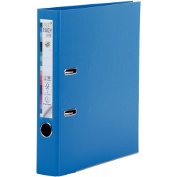 Classeur à levier PREM'TOUCH format A4+, dos 5 cm, bleu moyen