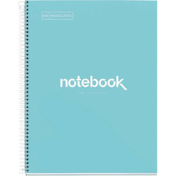 NOTEBOOK MIQUELRIUS format A4, 80 feuilles 90g, quadrillé 5x5, couvert