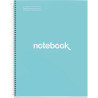 NOTEBOOK MIQUELRIUS format A4, 80 feuilles 90g, quadrillé 5x5, couvert