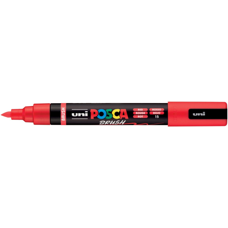 Marqueur Posca pointe moyenne Brush rouge