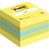 Mini cube post-it de 400 feuilles notes repositionnables, 51 x 51 mm,