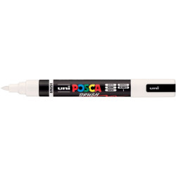 Marqueur Posca pointe moyenne Brush blanc
