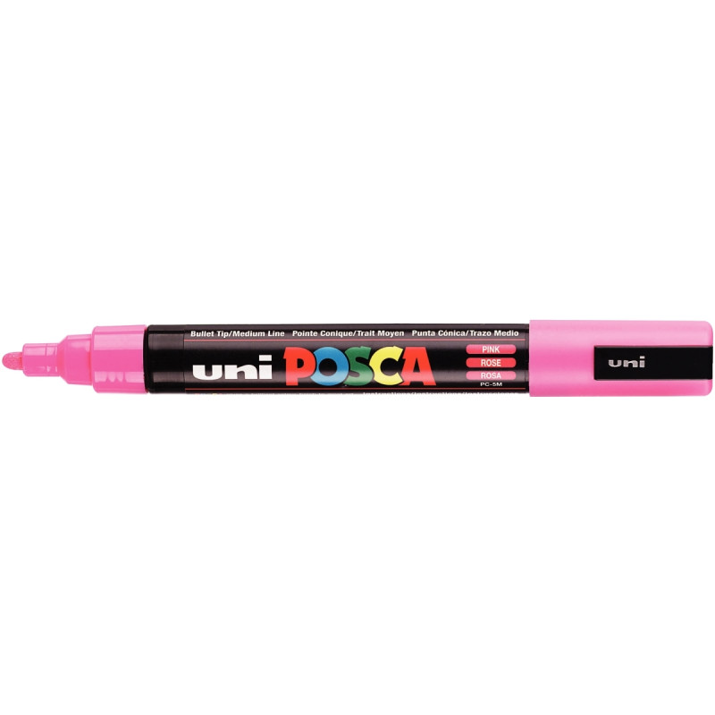 Marqueur Posca pointe moyenne ogive rose