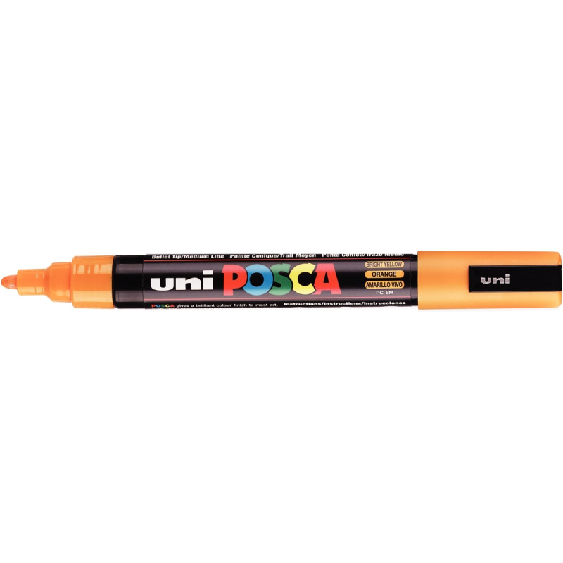 Marqueur Posca pointe moyenne ogive orange