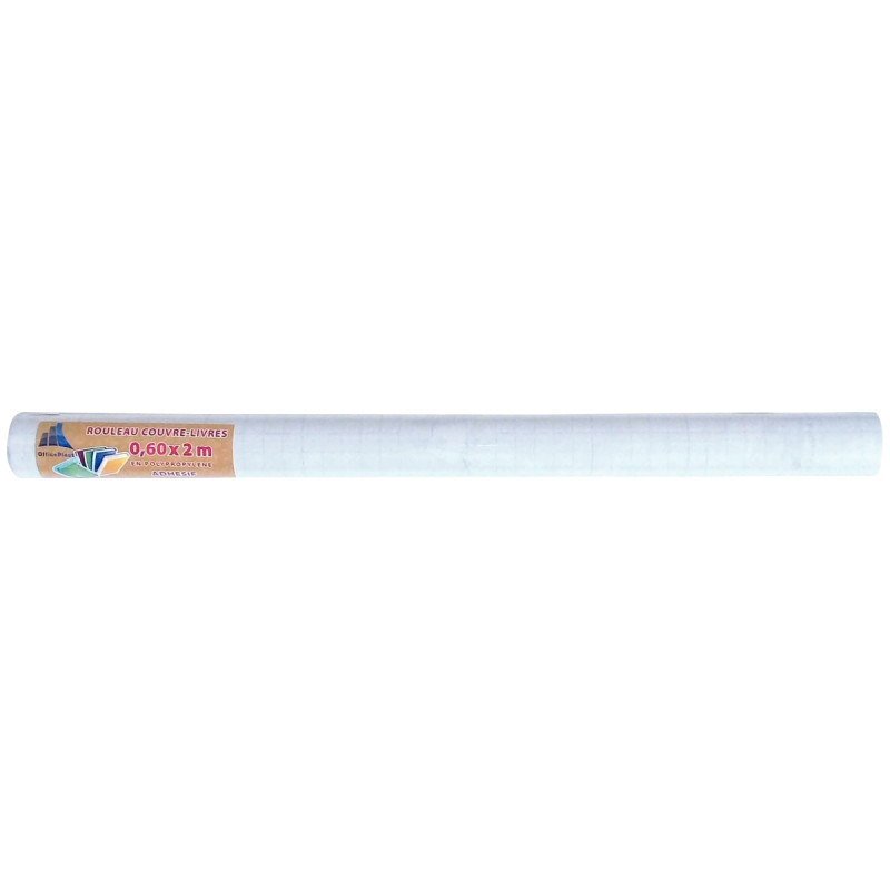 Rouleau de pellicule adhésive cristal, qualité standard, format 2 x 0,