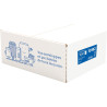 Boite de 500 enveloppes blanches 110x220mm 80g autocollante