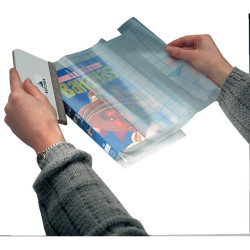 Rouleau de pellicule adhésive repositionnable. Format 25x0,61 m