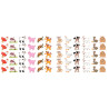 Pochette de 420 gommettes fantaisies assorties