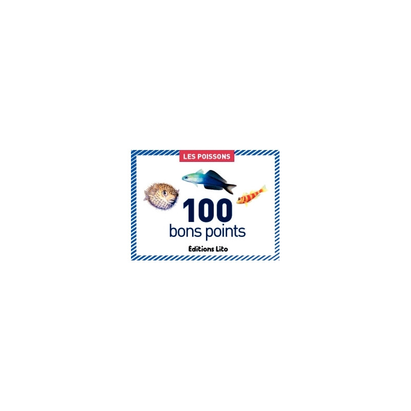 Boite de 100 images Les poissons