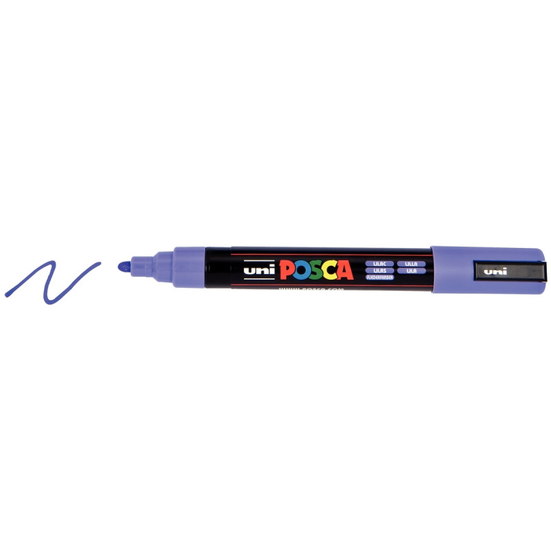 Marqueur Posca pointe moyenne ogive lilas
