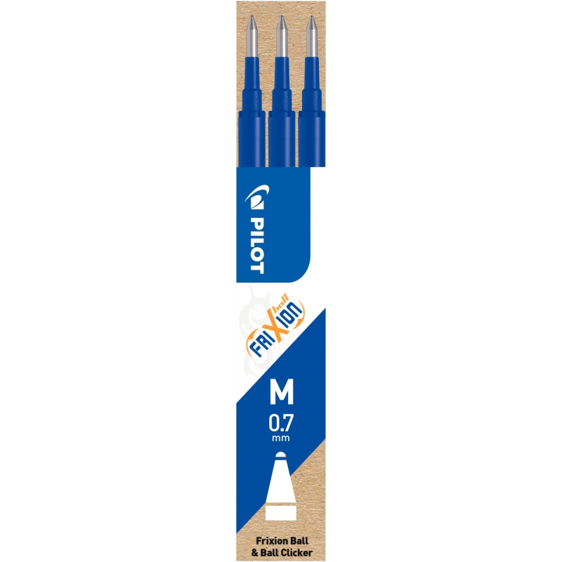 Étui de 3 recharges Frixion bleues