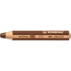 Crayon de couleur Woody marron