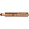 Crayon de couleur Woody marron