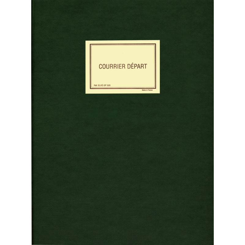Registre de 150 pages Départ du courrier