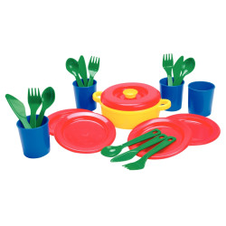 Dînette 22 pièces, 4 couverts