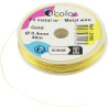Bobine 40 m de fil laiton. diamètre 0,4 mm