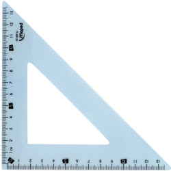 Equerre 45° 21cm incassable STUDY