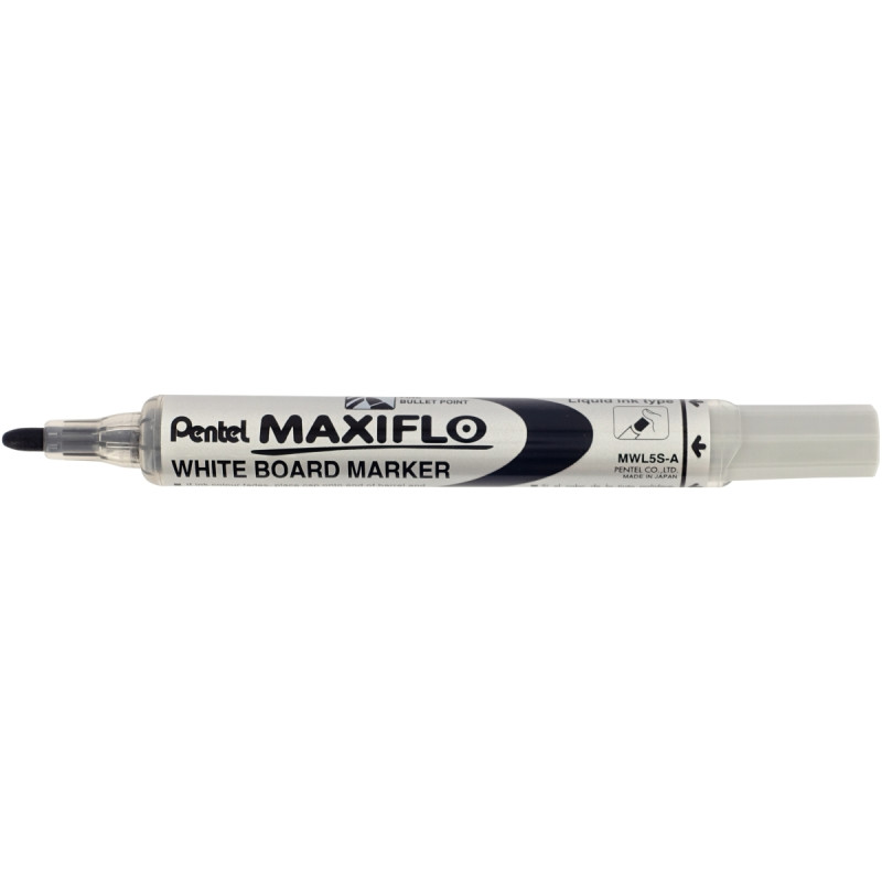 Marqueur tableau blanc Maxiflo pointe ogive 4mm noir