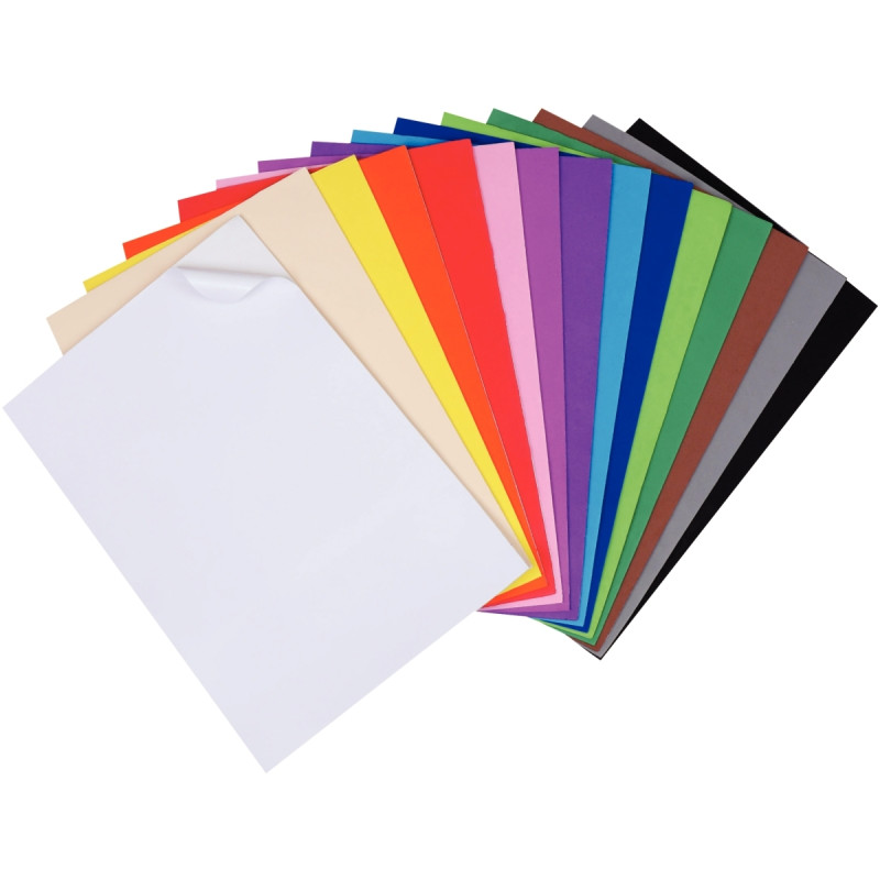 Sachet de 15 plaques caoutchouc adhésives format 20 X 30 cm