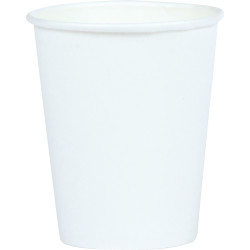 Sac de 25 gobelets en carton blanc 28cl